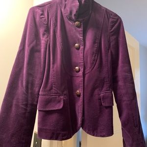 Vintage J.Crew Velvet Blazer - Sz. 2 Great Condition